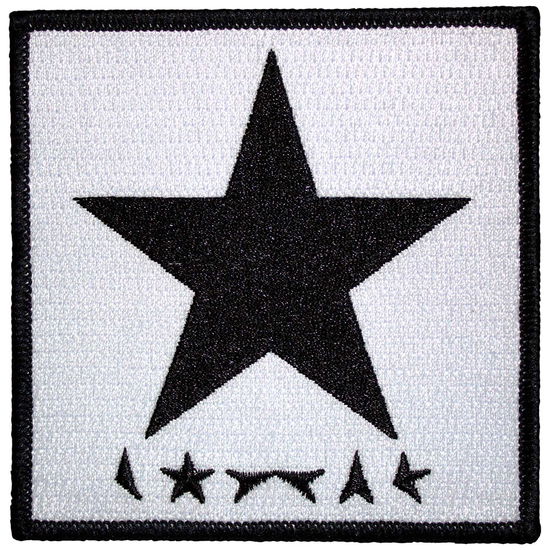 Cover for David Bowie · David Bowie Woven Patch: Blackstar On White (Patch) (2024)