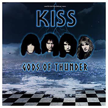 Cover for Kiss · Gods Of Thunder (Blue &amp; White Vinyl) (10&quot;) (2020)