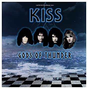 Gods Of Thunder (Blue & White Vinyl) - Kiss - Musiikki - CODA PUBLISHING LIMITED - 5060420345872 - perjantai 18. joulukuuta 2020
