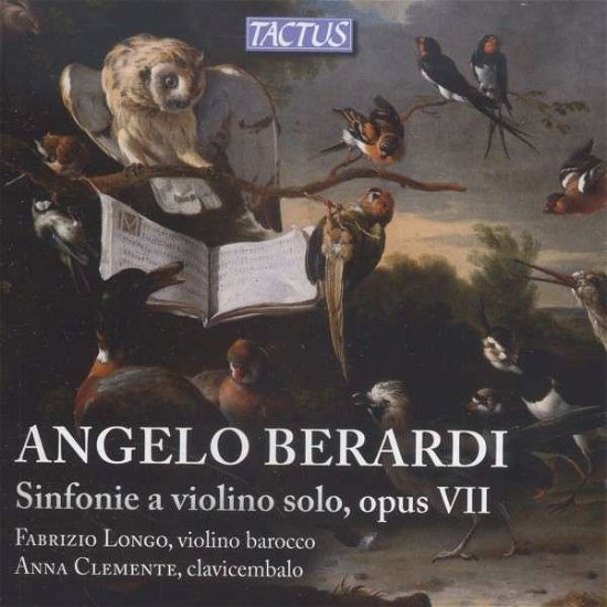 Cover for Berardi / Longo / Clemente · Sinfonie for Violin Book I Opus Vii (CD) (2014)