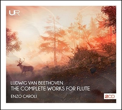 Cover for Enzo Caroli · Beethoven: the Complete Works for Flute (CD) (2022)