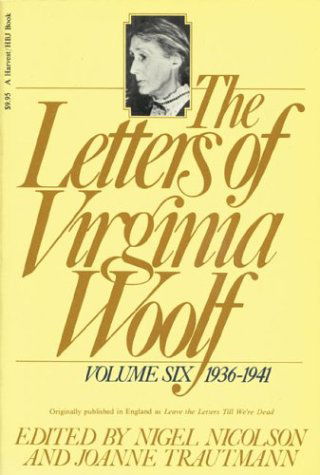 Cover for Virginia Woolf · The Letters of Virginia Woolf : Vol. 6 (Paperback Book) [1st Harvest Ed edition] (1982)