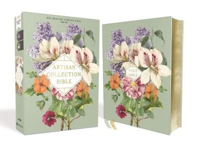 Cover for Zondervan · NASB, Artisan Collection Bible, Leathersoft, Sage Floral, Red Letter, 1995 Text, Comfort Print (Läderbok) (2021)