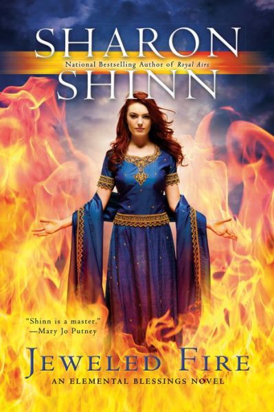 Cover for Sharon Shinn · Jeweled Fire - An Elemental Blessings Novel (Paperback Book) (2020)