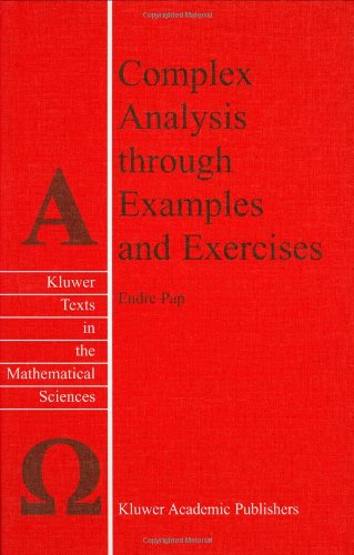 Cover for E. Pap · Complex Analysis through Examples and Exercises - Texts in the Mathematical Sciences (Hardcover Book) [1999 edition] (1999)