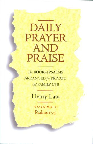 Cover for Henry Law · Daily Prayer and Praise, Volume 1: Psalms 1-75 (Paperback Book) (2000)