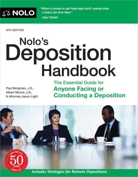 Cover for Paul Bergman · Nolo's Deposition Handbook (Paperback Book) (2022)