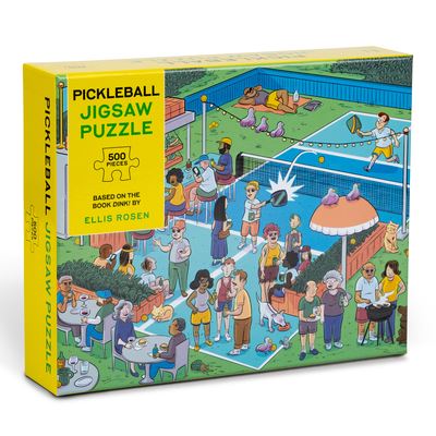 Pickleball Jigsaw Puzzle: 500-Piece Jigsaw Puzzle Based on the Book Dink! (With 10 Hidden Pickleballs to Find) - Ellis Rosen - Juego de mesa - Union Square & Co. - 9781454951872 - 15 de agosto de 2024