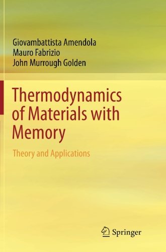 Cover for Giovambattista Amendola · Thermodynamics of Materials with Memory: Theory and Applications (Paperback Bog) [2012 edition] (2014)