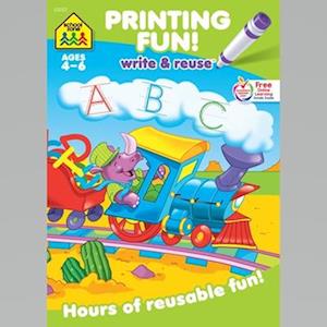 Cover for School Zone Publishing · Manuscript Writing a Wipe-Off Book (Paperback Book) (2012)