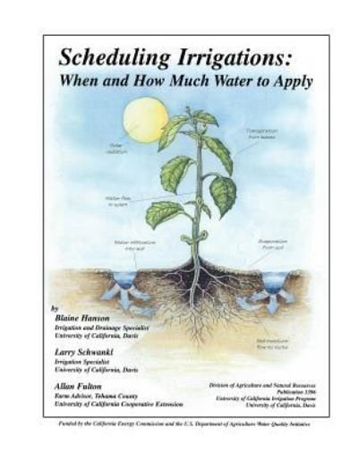 Cover for Blaine Hanson · Scheduling Irrigations (Taschenbuch) (2005)