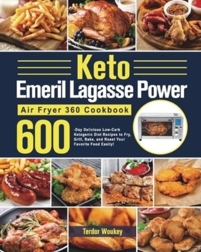 Cover for Terdor Woukey · Keto Emeril Lagasse Power Air Fryer 360 Cookbook (Paperback Bog) (2021)