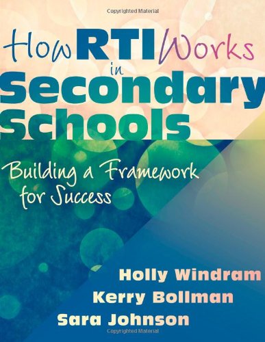 Cover for Sara Johnson · How Rti Works in Secondary Schools: Building a Framework for Success (Paperback Book) (2015)