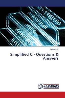 Cover for Padmaja B · Simplified C - Questions &amp; Answers (Paperback Book) (2018)