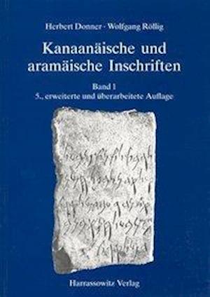 Cover for Herbert Donner · Kanaanaische Und Aramaische Inschriften (Paperback Book) (2002)