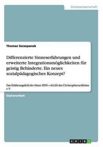 Cover for Szczepanek · Differenzierte Sinneserfahru (Book) [German edition] (2007)