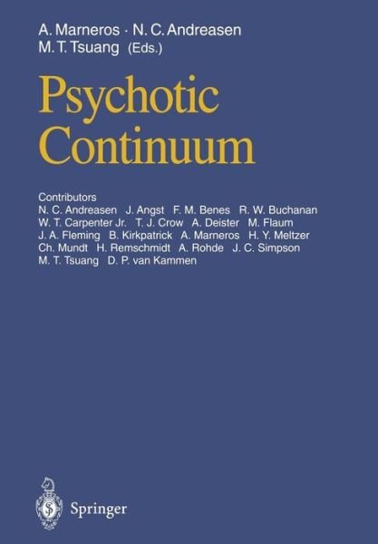 Andreas Marneros · Psychotic Continuum (Pocketbok) [Softcover reprint of the original 1st ed. 1995 edition] (2012)