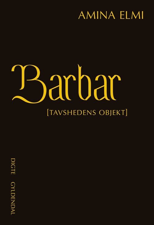 Cover for Amina Elmi · Barbar (Heftet bok) [1. utgave] (2023)