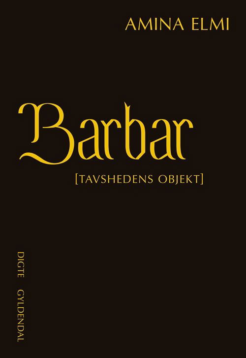 Cover for Amina Elmi · Barbar (Heftet bok) [1. utgave] (2023)