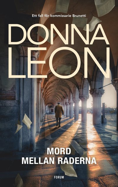 Cover for Donna Leon · Mord mellan raderna (Indbundet Bog) (2023)