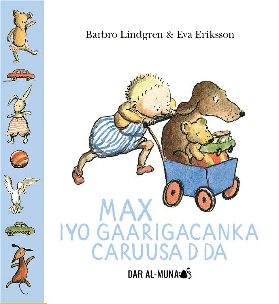 Cover for Max dockvagn (somaliska) (Board book) (2024)