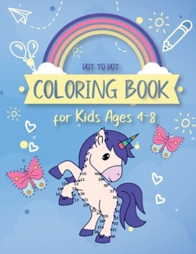 Cover for Xasty Coloring Book for Children · Dot to Dot Coloring Book for Kids Ages 4-8 (Taschenbuch) (2020)