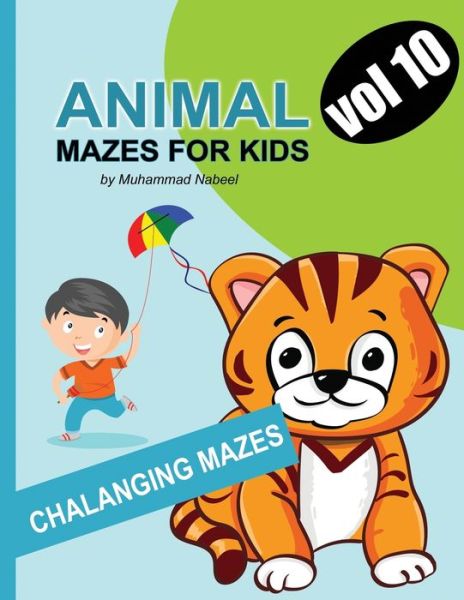 Cover for Muhammad Nabeel · Animal Mazes for Kids - Vol 10 (Paperback Bog) (2020)