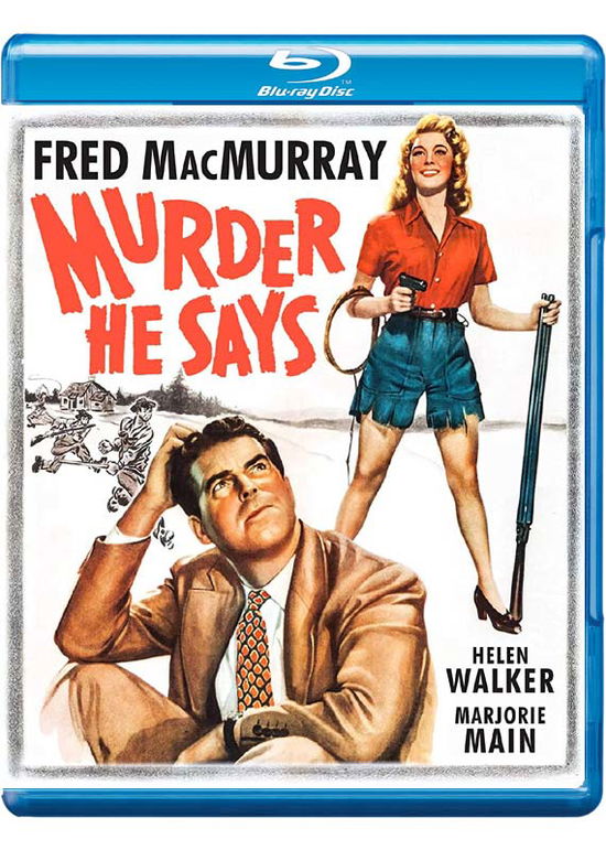 Cover for Murder He Says (1945) (Blu-ray) (2020)