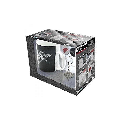 GAME OF THRONES - Pck Mug + Keychain + Badges Sta - Geschenke-Set - Merchandise - ABYstyle - 3700789206873 - February 7, 2019