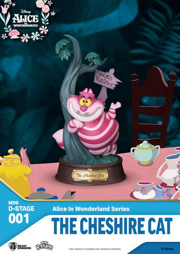 DISNEY - The Cheshire Cat - Statue Mini Diorama 10 - P.Derive - Merchandise - BEAST KINGDOM - 4711203446873 - 30. Mai 2022