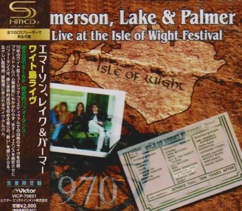 Cover for Emerson Lake &amp; Palmer · Live at the Isle of Wight Festival (CD) [Japan Import edition] (2009)
