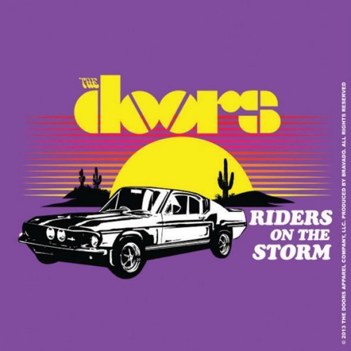 The Doors Single Cork Coaster: Riders - The Doors - Produtos - Bravado - 5055295368873 - 17 de junho de 2015