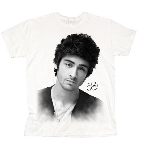 Cover for One Direction · One Direction Ladies T-Shirt: Zayn Solo B&amp;W (T-shirt) [size S] [White - Ladies edition]
