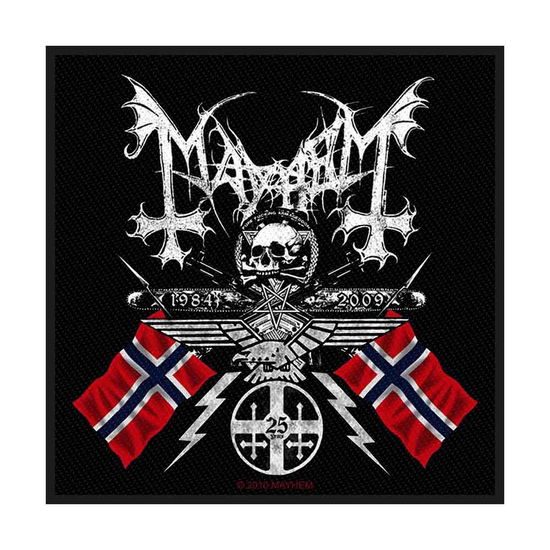 Mayhem Standard Woven Patch: Coat of Arms - Mayhem - Merchandise - PHD - 5055339723873 - 19. august 2019