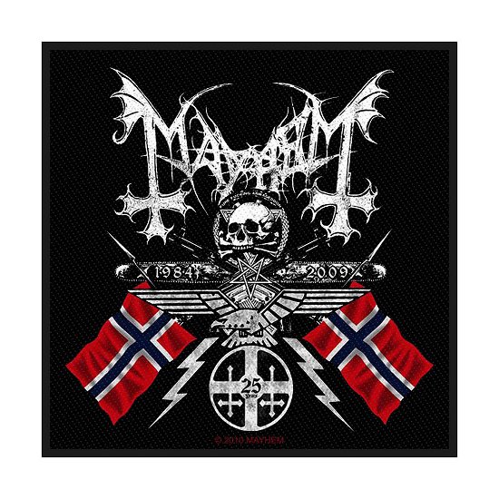 Mayhem Standard Woven Patch: Coat of Arms - Mayhem - Merchandise - PHD - 5055339723873 - 19. august 2019