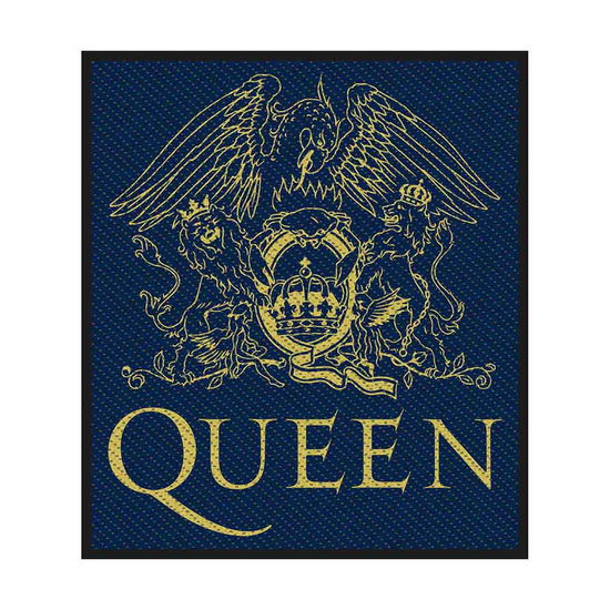 Queen Standard Woven Patch: Crest (Retail Pack) - Queen - Fanituote - ROCK OFF - 5055339778873 - maanantai 19. elokuuta 2019