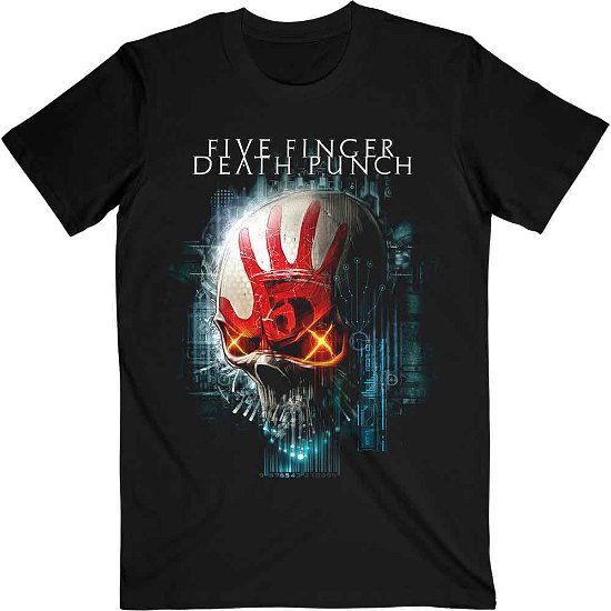 Five Finger Death Punch Unisex T-Shirt: Interface Skull - Five Finger Death Punch - Merchandise -  - 5056368672873 - 
