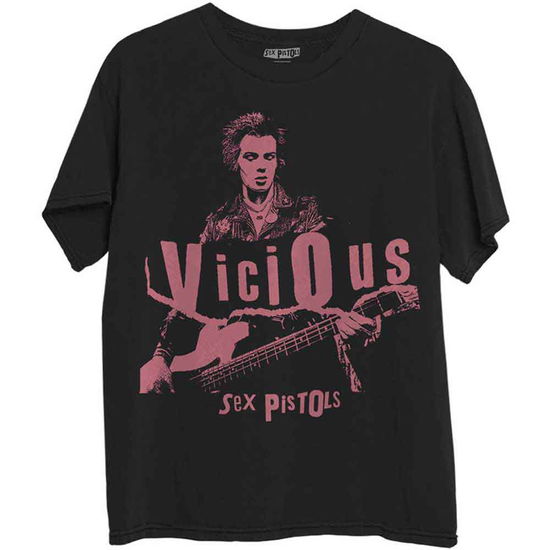 The Sex Pistols Unisex T-Shirt: Sid Photo - Sex Pistols - The - Merchandise -  - 5056561044873 - 