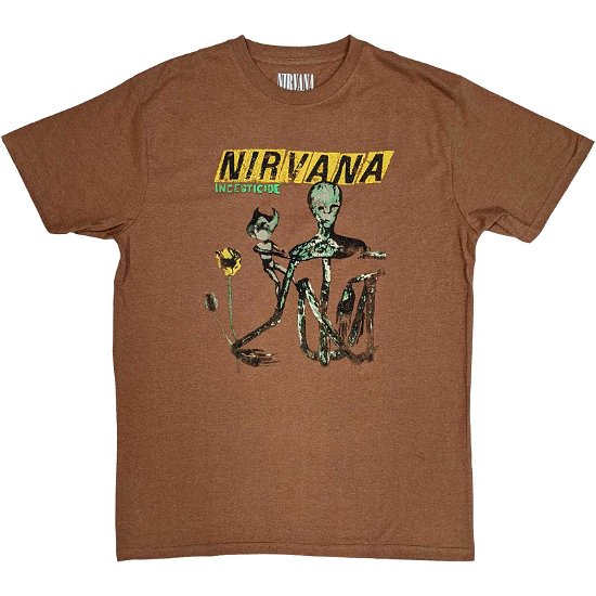 Nirvana Unisex T-Shirt: Incesticide - Nirvana - Koopwaar -  - 5056561073873 - 