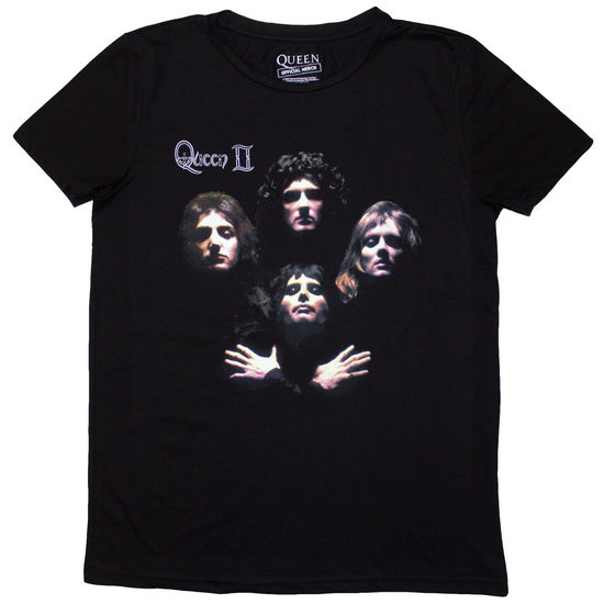 Queen Ladies T-Shirt: Bo Rhap Classic (Black) - Queen - Fanituote -  - 5056737278873 - tiistai 8. lokakuuta 2024