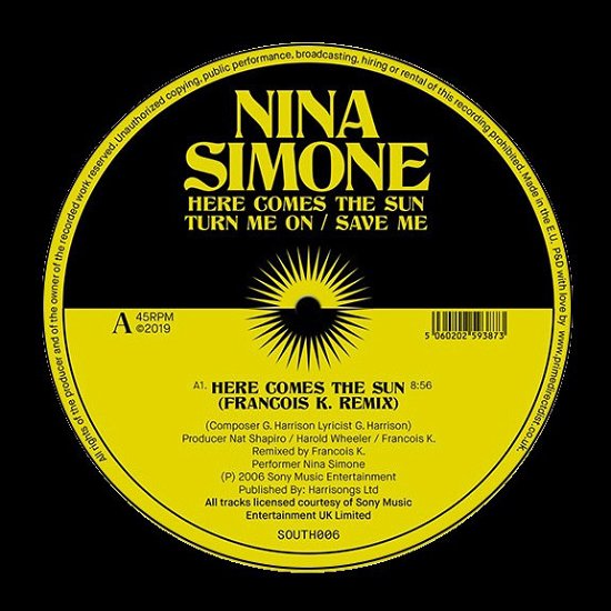 South Street Remixes - Nina Simone - Musikk - SOUTH STREET - 5060202593873 - 19. april 2019