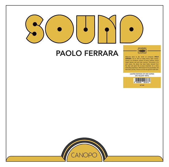 Cover for Paolo Ferrara · Sound (LP) (2025)
