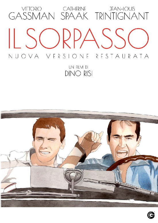 Cover for Vittorio Gassman,claudio Gora,riz Ortolani,linda Sini,catherine Spaak,mila Stanic,jean-louis Trintignant · Sorpasso (Il) (DVD) [New edition] (2018)