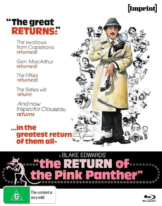 Cover for Blu · The Return of the Pink Panther (Blu) (Blu-ray) (2022)