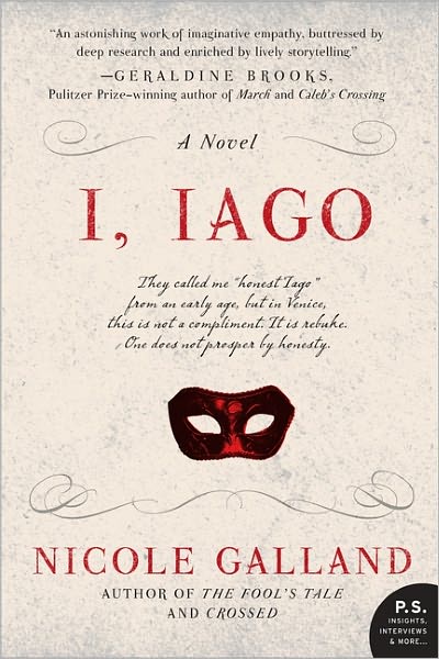 Cover for Nicole Galland · I, Iago: A Novel (Paperback Book) (2012)
