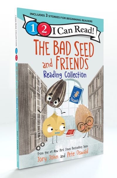 Cover for Jory John · The Food Group: The Bad Seed and Friends Reading Collection 3-Book Slipcase: Bad Seed Goes to the Library, Good Egg and the Talent Show, Cool Bean Makes a Splash - I Can Read (Pocketbok) (2024)