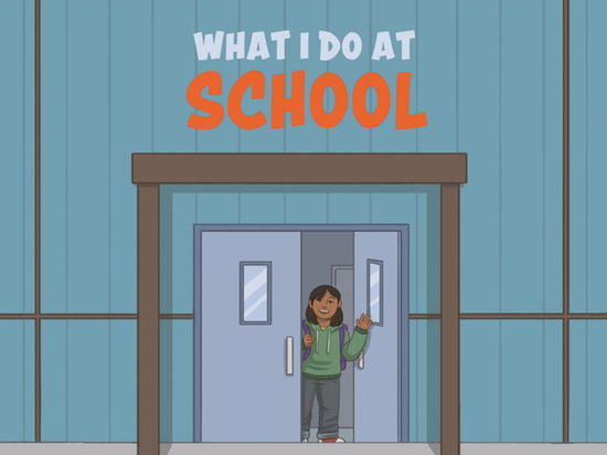 Cover for Arvaaq Press · What I Do at School: English Edition - Nunavummi Reading Series (Paperback Book) [English edition] (2019)