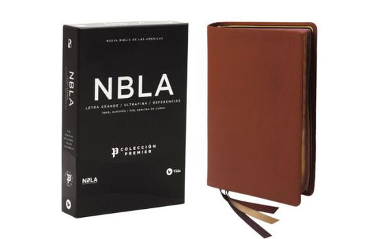 Cover for Vida · NBLA Biblia Ultrafina, Letra Grande, Colección Premier, Caramelo : Edición Limitada (Leather Book) (2021)