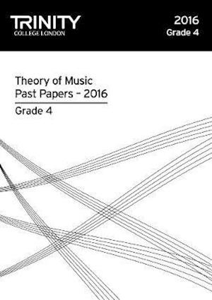 Cover for Aa.vv. · Trinity College London Theory of Music Past Paper (2016) Grade 4 (Paperback Book) (2017)