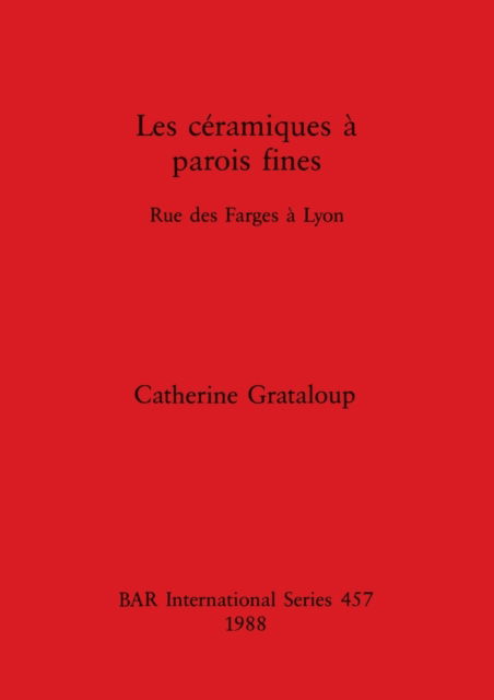 Cover for Catherine Grataloup · Les Ceramique a Parois Fines (Pocketbok) (1988)